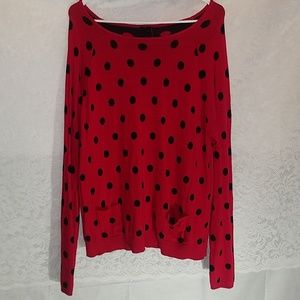 Polka dot sweater